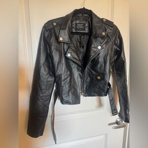 Faux leather jacket